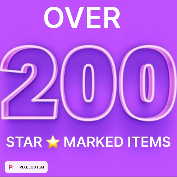 Hundreds Of Star ⭐️ Marked Items! Only $6 - Picture 1 of 4